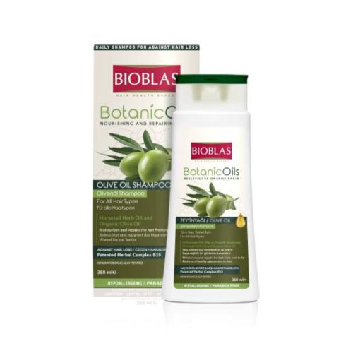 Zdjęcie produktu - BIOBLAS Szampon z oliwą z oliwek, 360ml