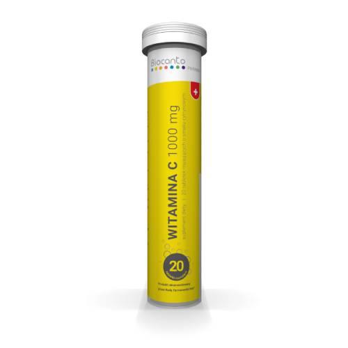 Zdjęcie produktu - BIOCANTO Witamina C 1000mg, 20tabl. musujących