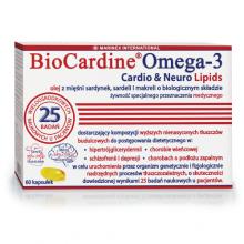 Zdjęcie produktu - BioCardine Omega-3 Cardio & Neuro Lipids, 60 kaps.