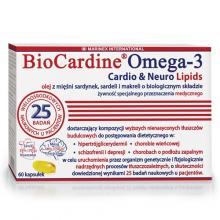 Zdjęcie produktu - BioCardine Omega-3 Cardio & Neuro Lipids, 60 kaps.
