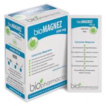 Zdjęcie produktu - BIOFARMACJA BioMAGNEZ 500mg, 20sasz.
