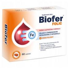 Zdjęcie produktu - Biofer Folic -  60tabl.