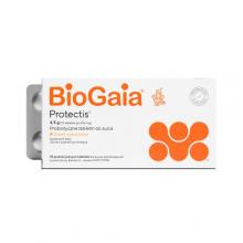 Zdjęcie produktu - BioGaia Protectis o smaku cytrynowym, 10 tabl. - suplement diety