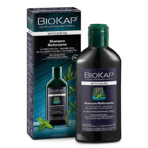 Zdjęcie produktu - Biokap Anticaduta Szampon przeciw wypadaniu włos&oacute;w wzmacniający, 100 ml