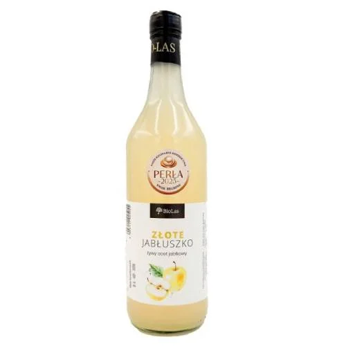Zdjęcie produktu - BioLas Żywy ocet jabłkowy Złote Jabłuszko, 700 ml