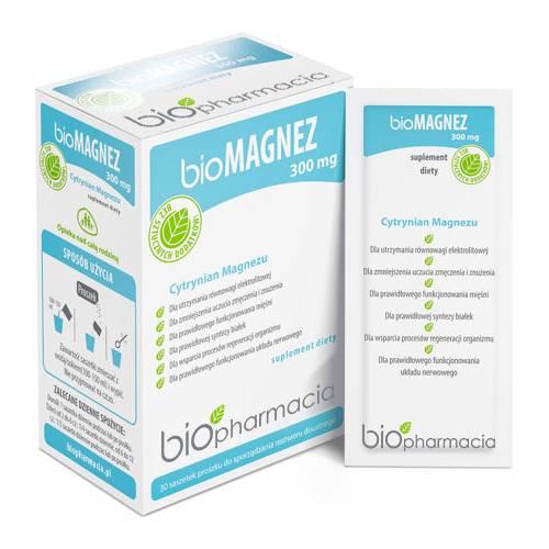 Zdjęcie produktu - Biopharmacia bioMagnez 300 mg w saszetkach, 30 szt.