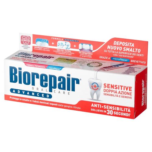 Zdjęcie produktu - Biorepair Advanced Sensitive Pasta do mycia zęb&oacute;w, 75 ml