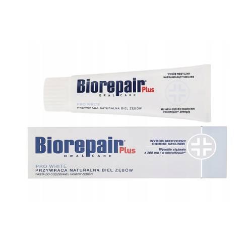 Zdjęcie produktu - Biorepair Plus Pro White Pasta do zęb&oacute;w wybielająca, 75 ml