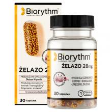 Zdjęcie produktu - Biorythm żelazo 28mg, 30 kaps.
