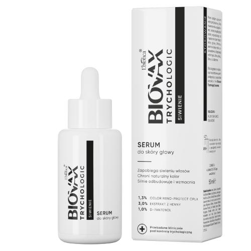 BIOVAX Trychologic Siwienie Serum do sk&oacute;ry głowy, 50ml