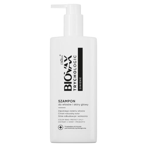 BIOVAX Trychologic Siwienie Szampon do włos&oacute;w i sk&oacute;ry głowy, 200ml