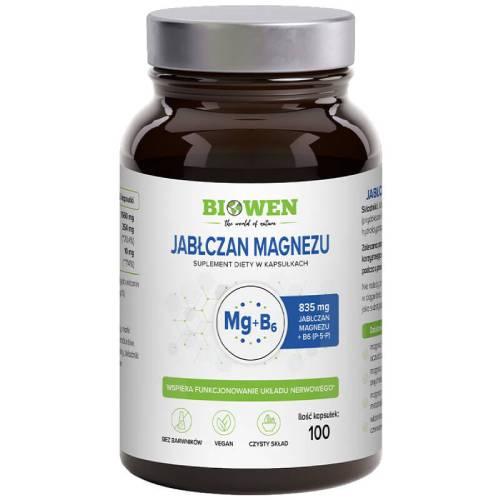 Zdjęcie produktu - Biowen Jabłczan Magnezu, 100 kaps.