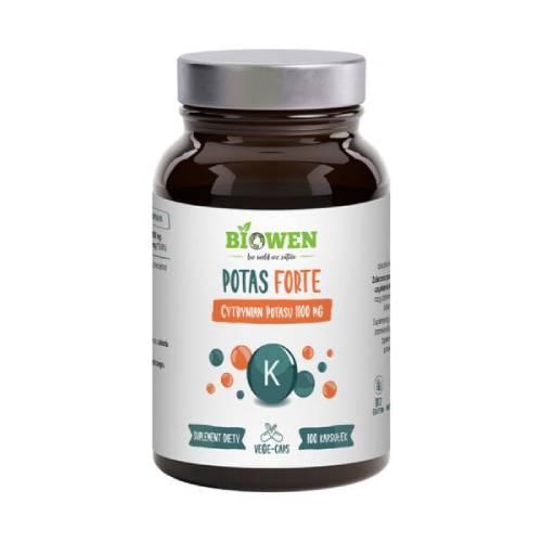 Zdjęcie produktu - Biowen Potas Forte 1100 mg, 100 kaps.