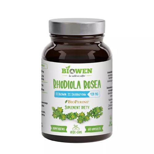 Zdjęcie produktu - Biowen Rhodiola Rosea 420 mg, 60 kapsułek
