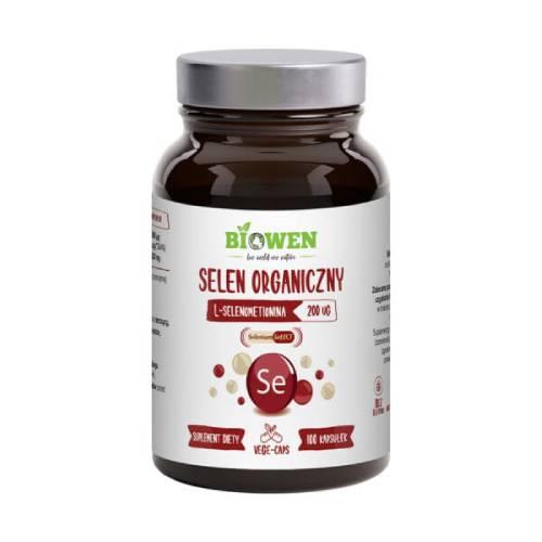 Zdjęcie produktu - Biowen Selen Organiczny 200 ug, 100 kaps.
