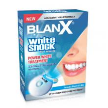 BLANX WHITE SHOCK Pasta wybielająca do zęb&oacute;w, 50 ml + BLANX LED aktywujący substancję wybielająca