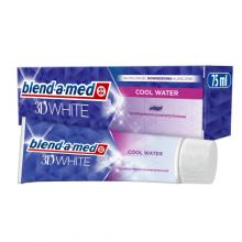 Zdjęcie produktu - BLEND-A-MED 3D White Cool Water Pasta do zęb&oacute;w, 75ml