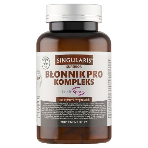 Zdjęcie produktu - SINGULARIS Błonnik Pro Kompleks LactoSpore, 120kaps.
