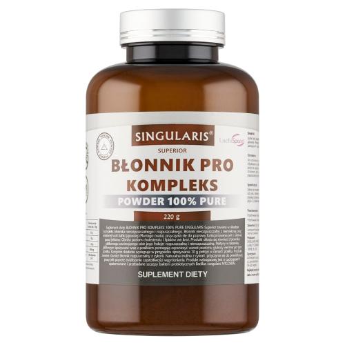Zdjęcie produktu - SINGULARIS Błonnik Pro Kompleks LactoSpore Proszek, 220g