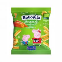 BoboVita Bio Chrupeczki kukurydziane delikatnie marchewkowe, 20 g