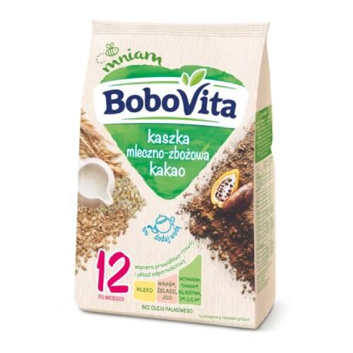 BoboVita kaszka mleczno-zbożowa kakao po 12 miesiącu, 230 g