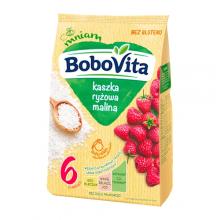 Zdjęcie produktu - BoboVita Kaszka ryżowa Malina po 6. miesiącu, 180 g