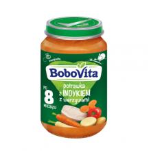 BoboVita Obiadek Potrawka z indyka z warzywami po 8 miesiącu, 190g