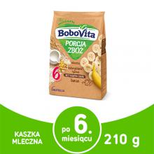 BoboVita Porcja zb&oacute;ż Kaszka mleczna kukurydziano- ryżowa banan - 210 g (29508)