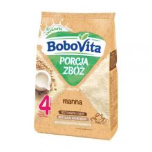 Zdjęcie produktu - BoboVita Porcja zb&oacute;ż Kaszka mleczna manna po 4 miesiącu, 210 g