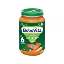 Zdjęcie produktu - BoboVita Rosołek z cielęciny z ryżem po 6 miesiącu, 190 g