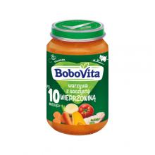 Zdjęcie produktu - BoboVita Warzywa z soczystą wieprzowiną po 10 miesiącu, 190 g