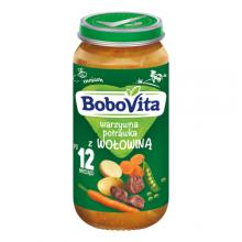 Zdjęcie produktu - BoboVita Warzywna potrawka z wołowiną po 12 miesiącu, 250 g
