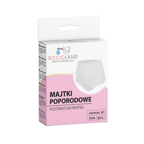 Zdjęcie produktu - BOCIOLAND Majtki poporodowe siateczkowe rozm. M, 2szt.