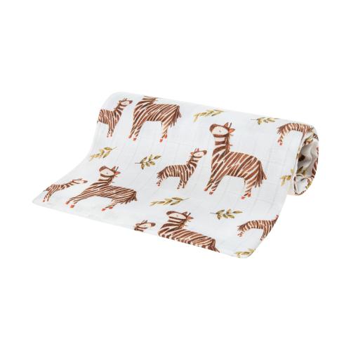 Zdjęcie produktu - BOCIOLAND Pieluszka bambusowa 30x30cm Zebra 