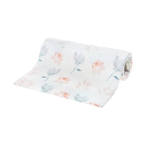 Zdjęcie produktu - BOCIOLAND Pieluszka bambusowa 75x75cm Bellflowers