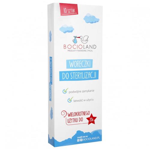 BOCIOLAND Woreczki do sterylizacji, 10 sztuk