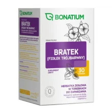 Zdjęcie produktu - Bonatium Bratek (fiołek tr&oacute;jbarwny) herbata ziołowa, 2gx30 szt.