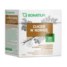 Zdjęcie produktu - Bonatium Cukier w normie fix, herbata ziołowa 2g, 20szt.