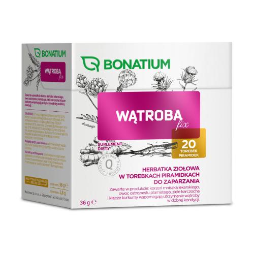 Zdjęcie produktu - Bonatium Wątroba fix Herbatka ziołowa, 20 sasz.