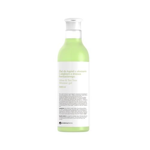 Zdjęcie produktu - Botanicapharma Żel do kąpieli z aloesem i olejkiem z drzewa herbacianego, 500 ml