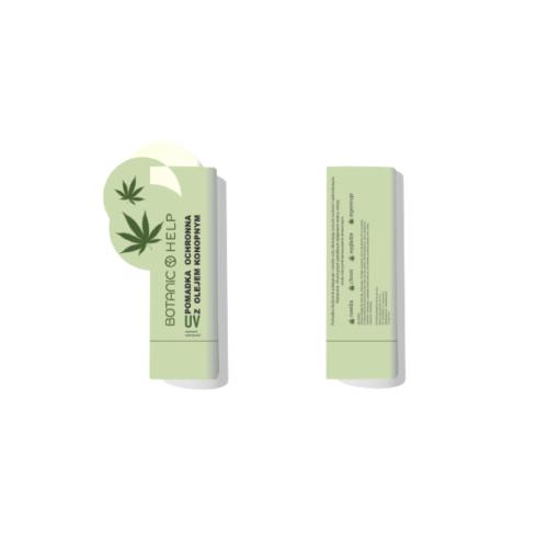 BotanicHelp Pomadka ochronna z olejem konopnym, filtrem UV, 5g