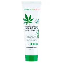 Zdjęcie produktu - BotanicHelp Zmiękczająco- regenerujący krem do st&oacute;p z olejem konopnym, 100ml