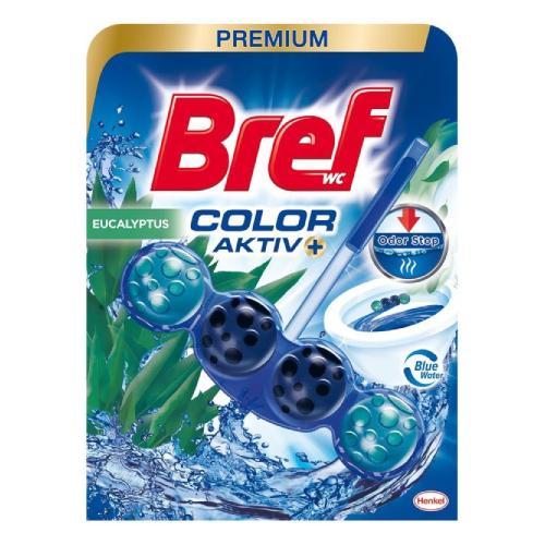 Zdjęcie produktu - Bref Color Aktiv+ Zawieszka do WC Eucalyptus, 50 g
