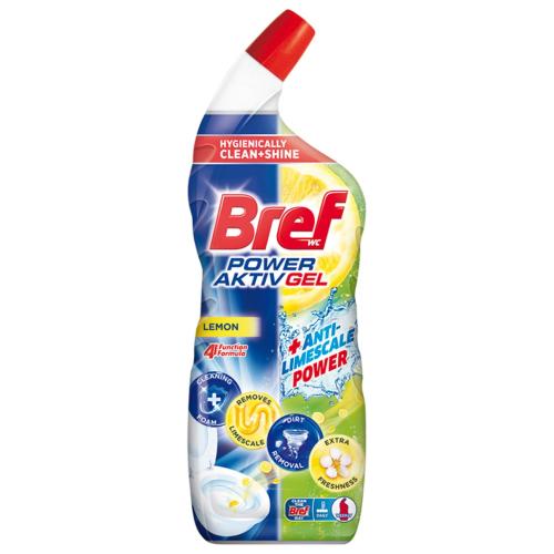 Zdjęcie produktu - Bref Power Aktiv Gel Żel do toalet Lemon, 700 ml
