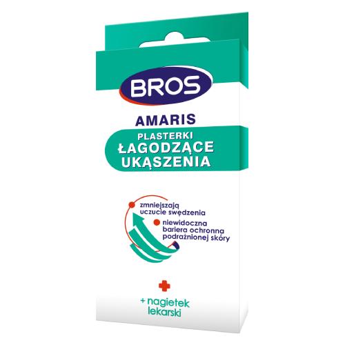 Zdjęcie produktu - BROS Amaris Plasterki łagodzące ukąszenia, 20 szt.