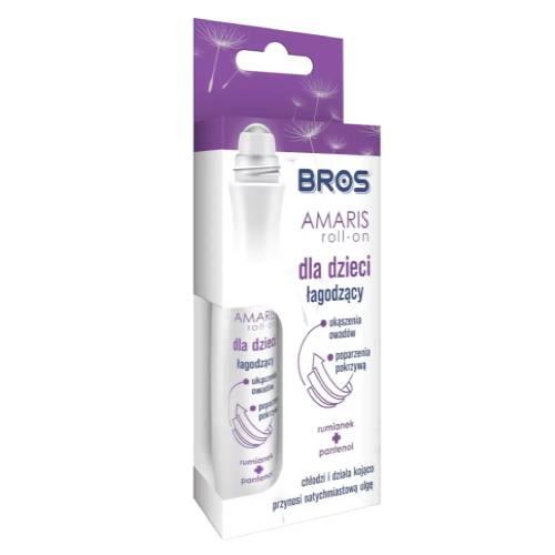 Zdjęcie produktu - BROS Amaris Roll-on dla dzieci łagodzący ukąszenia, 15 ml