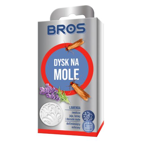 Zdjęcie produktu - BROS Dysk na mole lawendowy, 1 szt.