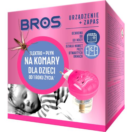 Zdjęcie produktu - BROS Elektro + Płyn na komary dla dzieci, 40ml