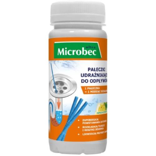 Zdjęcie produktu - BROS Microbec Ultra Pałeczki udrażniające do odpływ&oacute;w, 12szt.