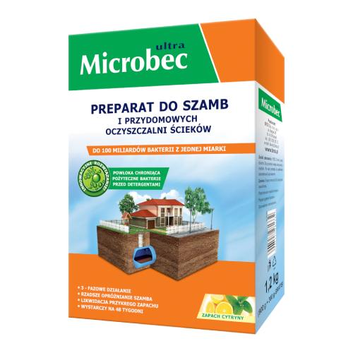 Zdjęcie produktu - BROS Microbec Ultra Preparat do szamb, 18x25g